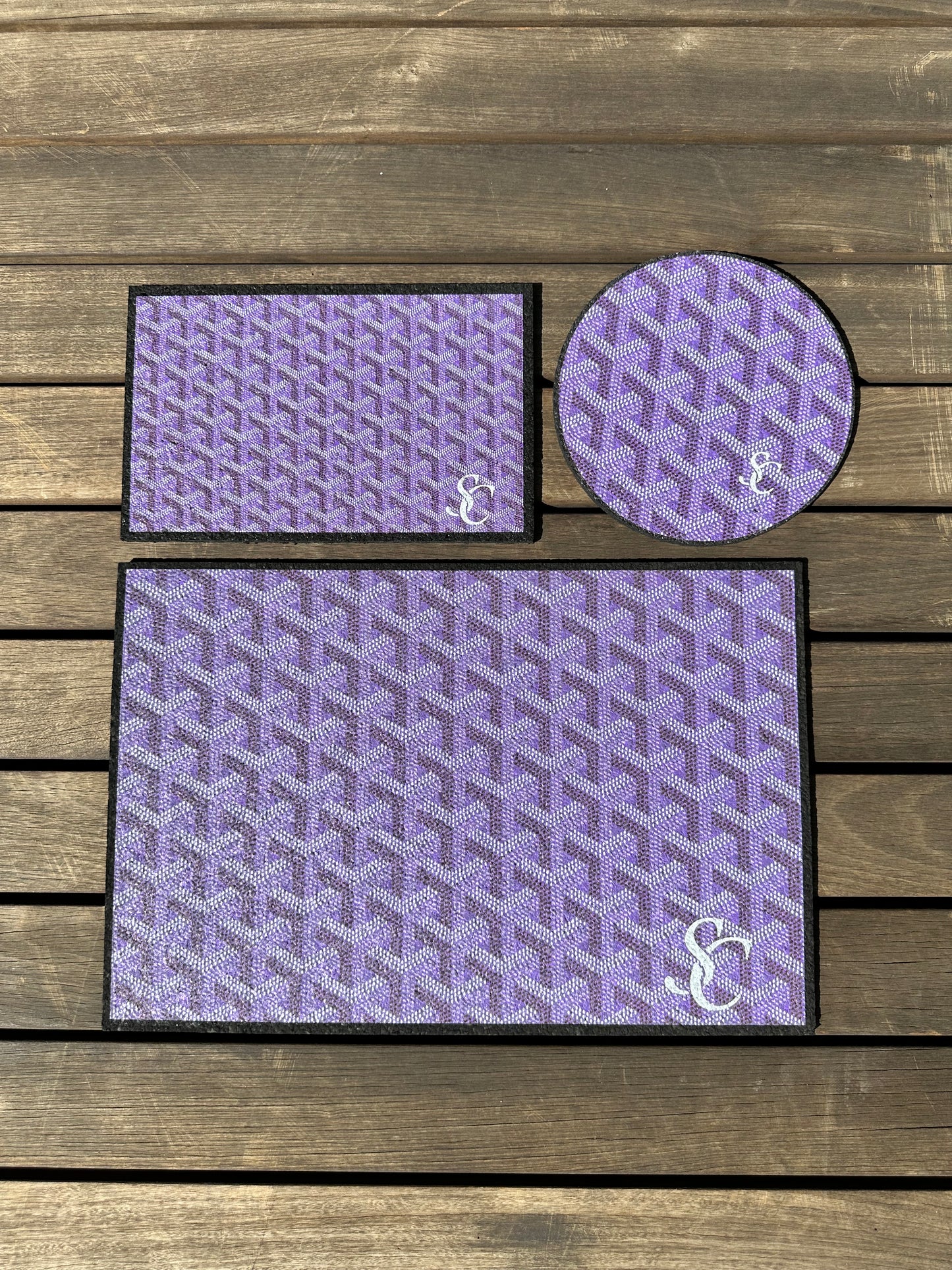 Purple Geo Coaster